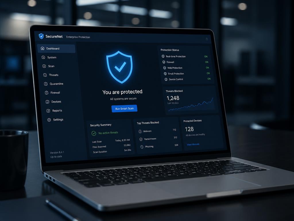 Consola de administración de antivirus